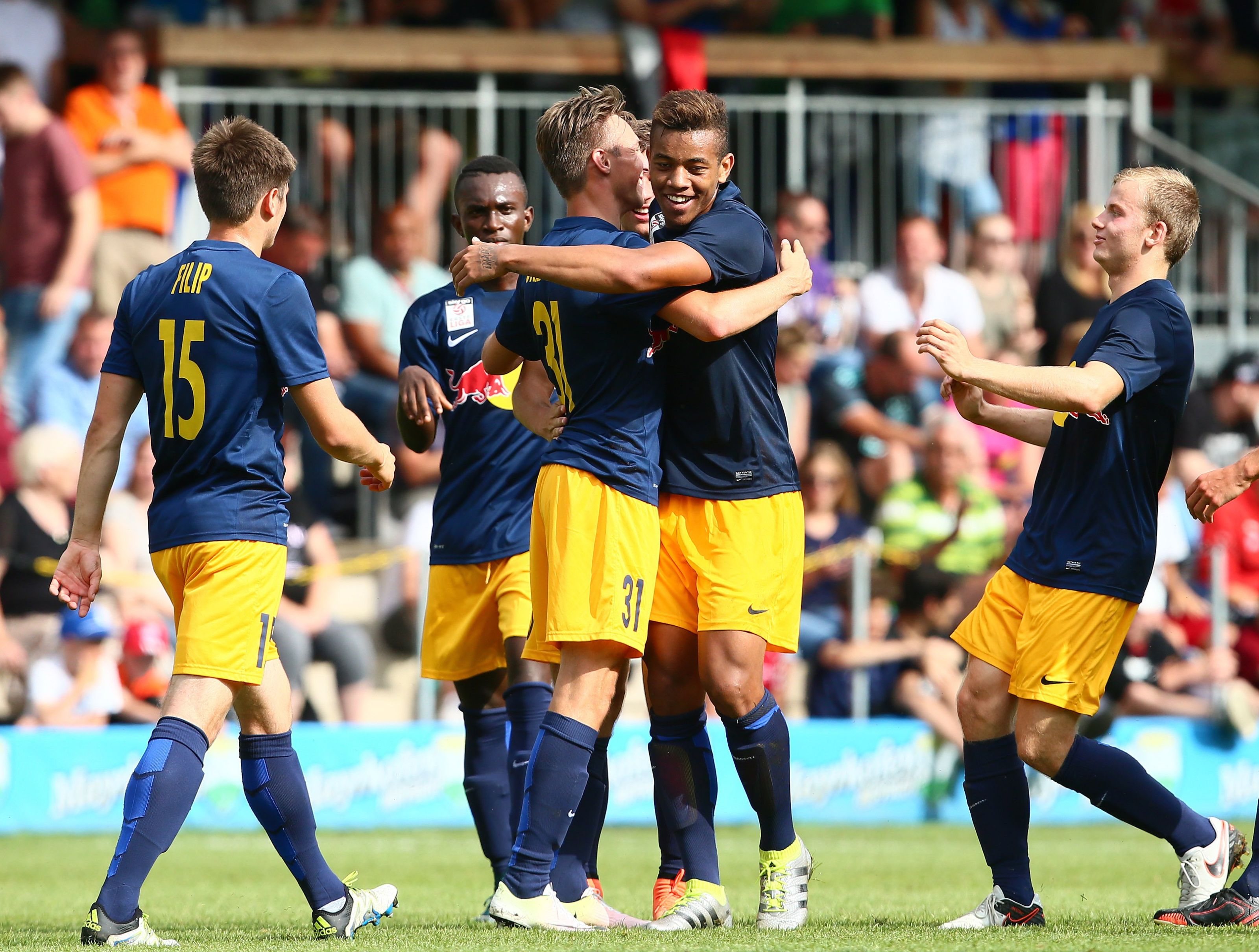 Testspielerfolg für die jungen Salzburger. Testspielerfolg für die jungen Salzburger.