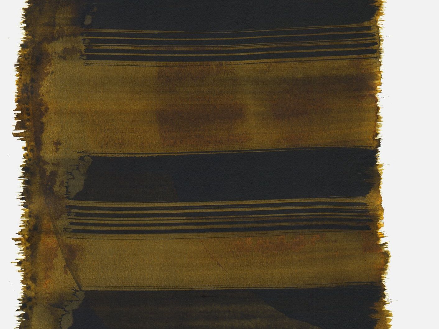 "Schrei 16:54 Uhr", 2016, Tusche auf Papier, 48 x 36cm "Schrei 16:54 Uhr", 2016, Tusche auf Papier, 48 x 36cm