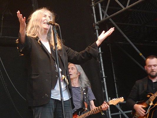 Patti Smith begeisterte das Arena-Publikum Patti Smith begeisterte das Arena-Publikum