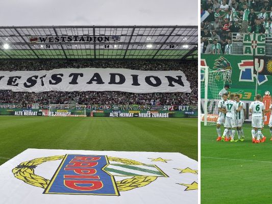 Die Eröffnung des Allianz-Stadions ist für Rapid rundum geglückt. Die Eröffnung des Allianz-Stadions ist für Rapid rundum geglückt.