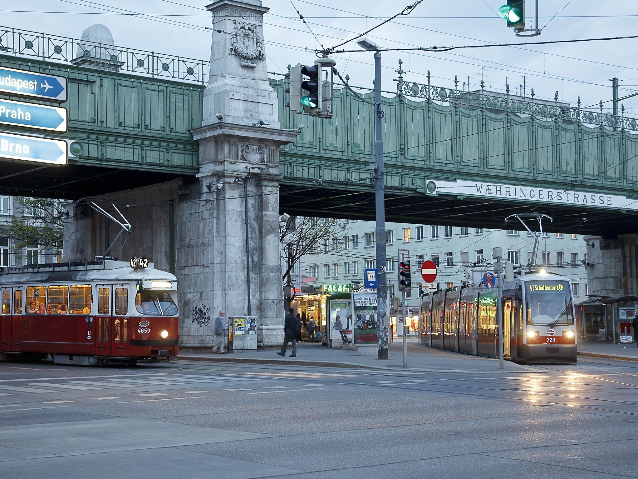 Der Vorfall geschah vor der U6-Station Währinger Straße Der Vorfall geschah vor der U6-Station Währinger Straße