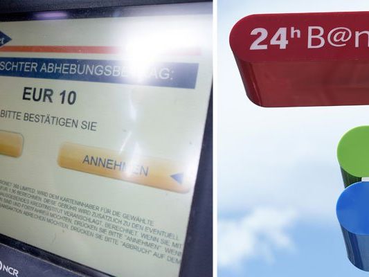 An den Euronet-Bankomaten werden fürs Geldabheben Spesen verrechnet