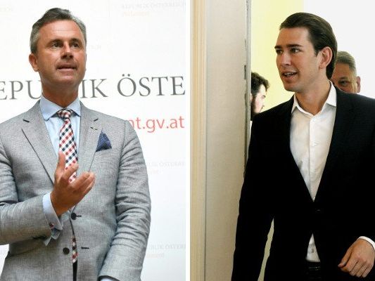 Norbert Hofer (l.) und Sebastian Kurz. Norbert Hofer (l.) und Sebastian Kurz.