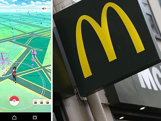 Eine Wiener McDonald's-Filiale lockt Fans von "Pokemon Go" an