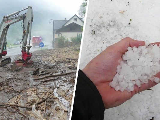Im Bezirk Neunkirchen hinterließen heftige Unwetter Spuren der Verwüstung. Im Bezirk Neunkirchen hinterließen heftige Unwetter Spuren der Verwüstung.