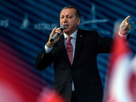 Der türkische Staatspräsident Recep Tayyip Erdogan. Der türkische Staatspräsident Recep Tayyip Erdogan.