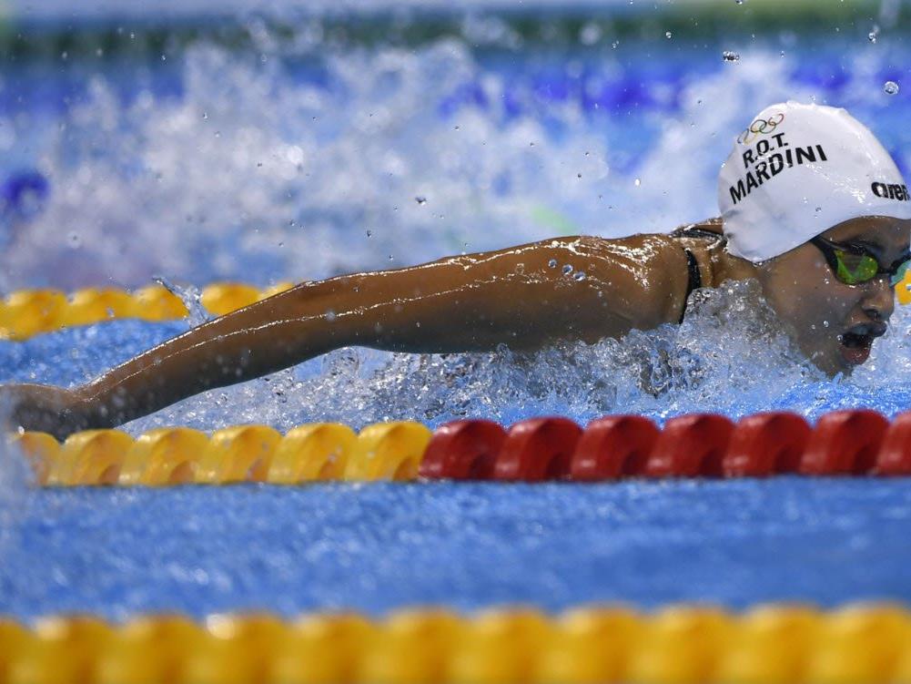 Die syrische Schwimmerin Yusra Mardini tritt bei den Olympischen Spielen für das Flüchtlingsteam an