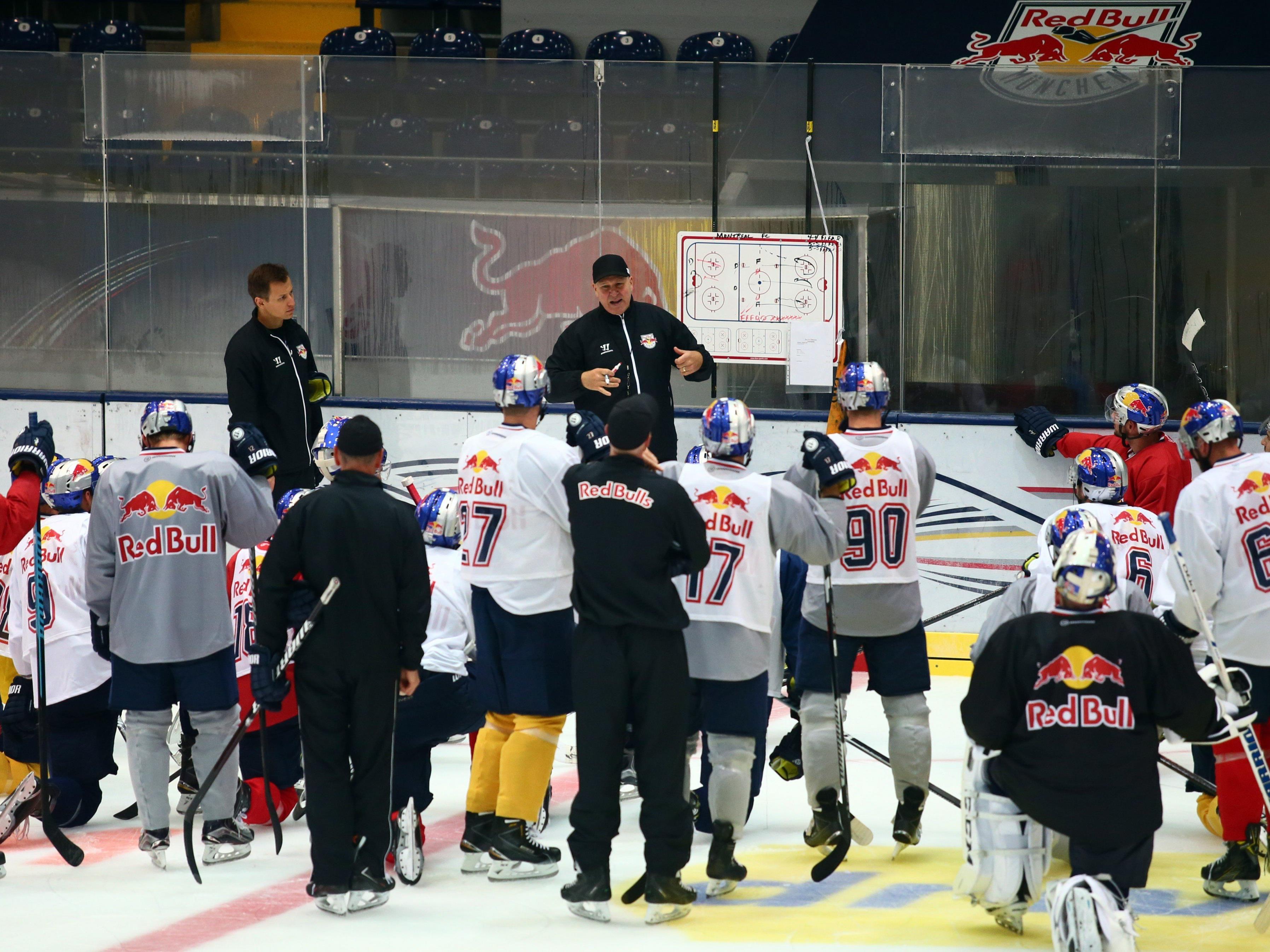 Eishockey-Meister Red Bull Salzburg startet in die neue Saison.