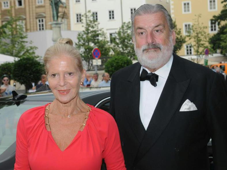 Schauspielerin Christiane Hörbiger und Gerhard Tötschinger.
