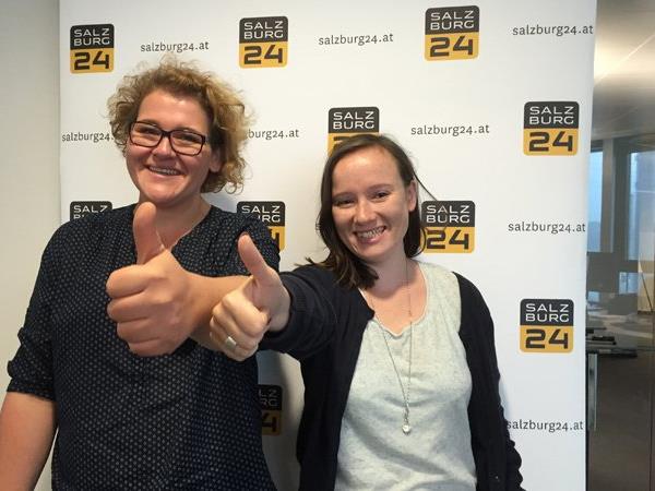 Unseren Redakteurinnen Bernadette und Katharina gefällt der SALZBURG24-Daumen.