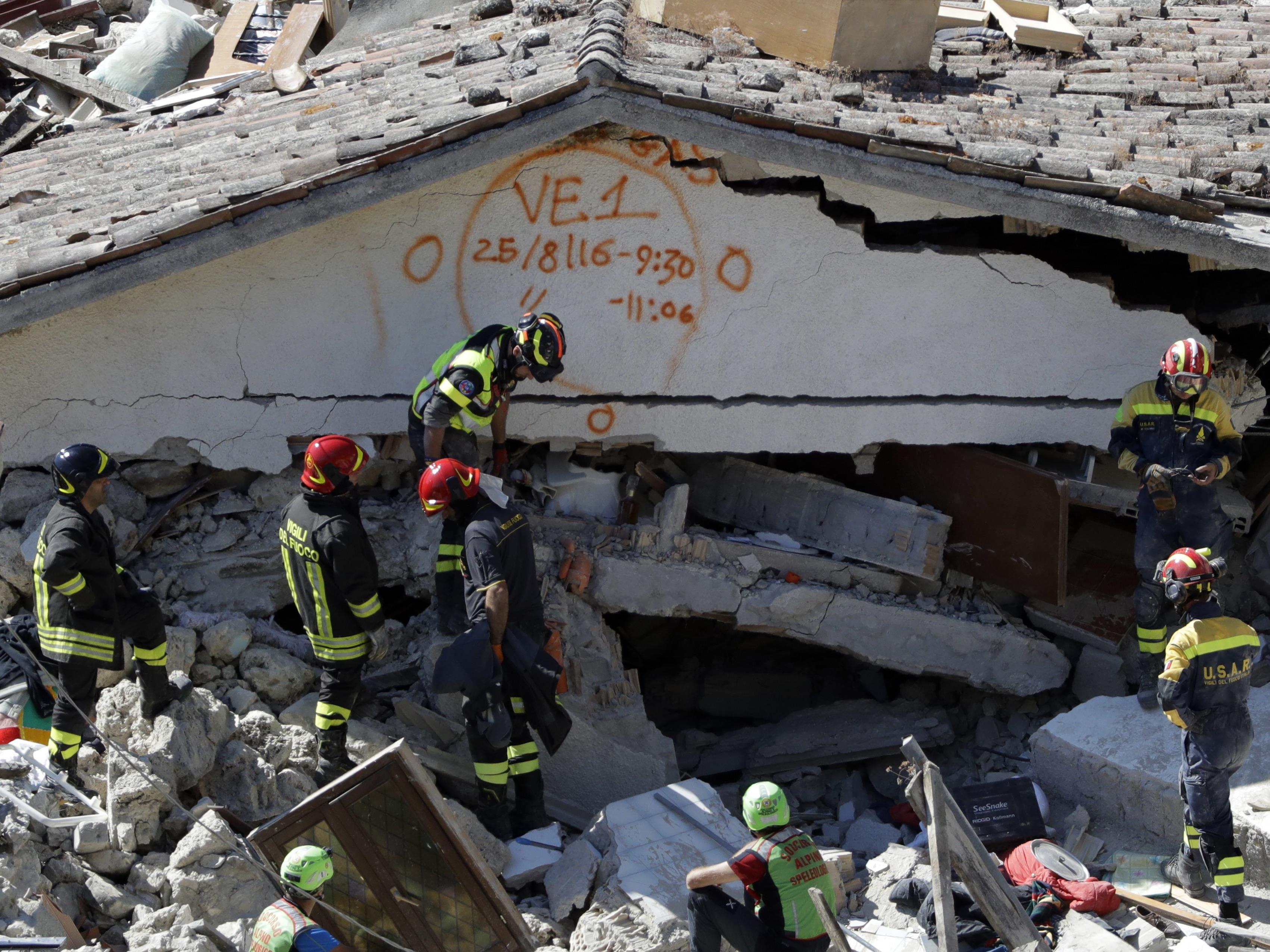 Zahlreiche Kinder starben beim Erdbeben in Italien.