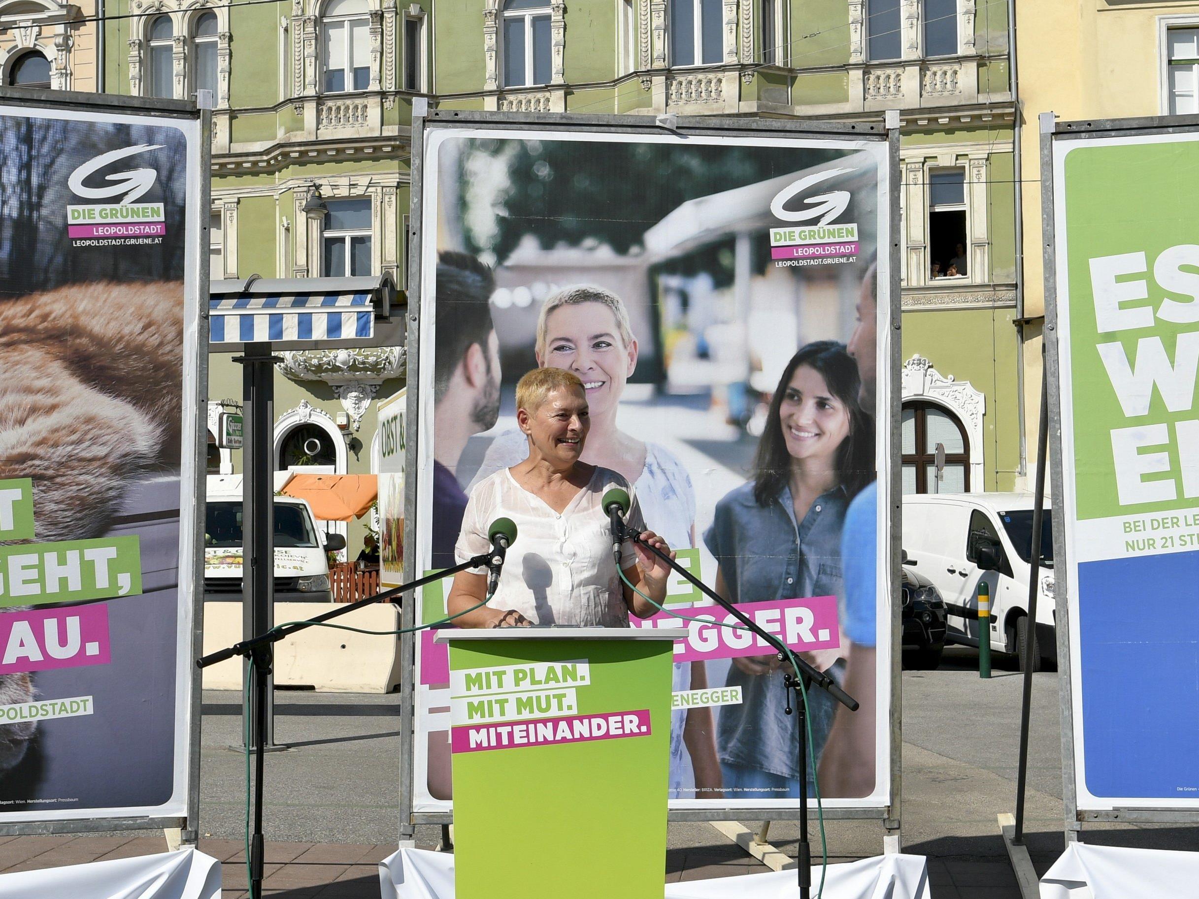 Die Grünen eröffnen den Wahlkampf in der Leopoldstadt