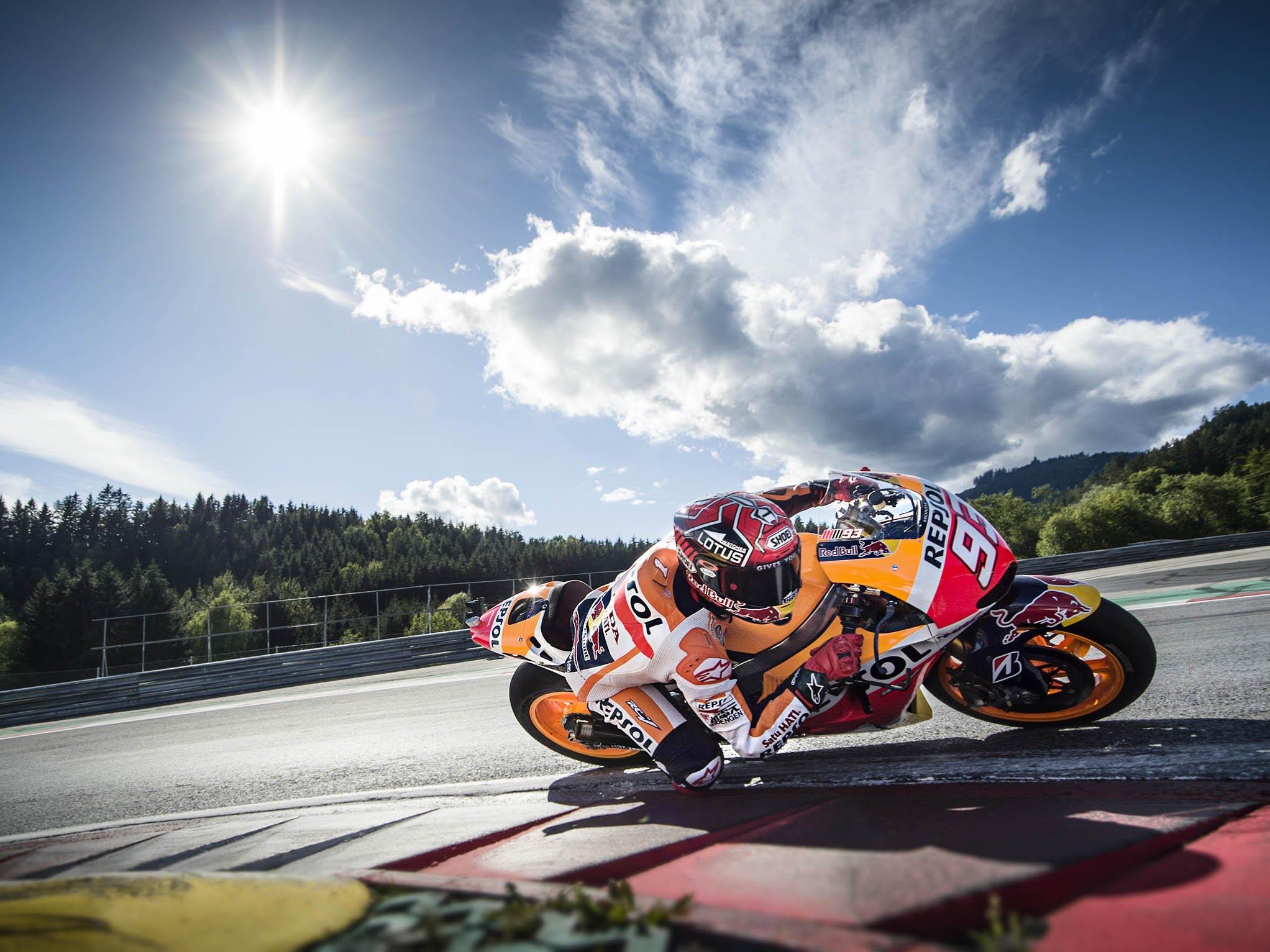 Marc Marquez in Action am Red Bull Ring.