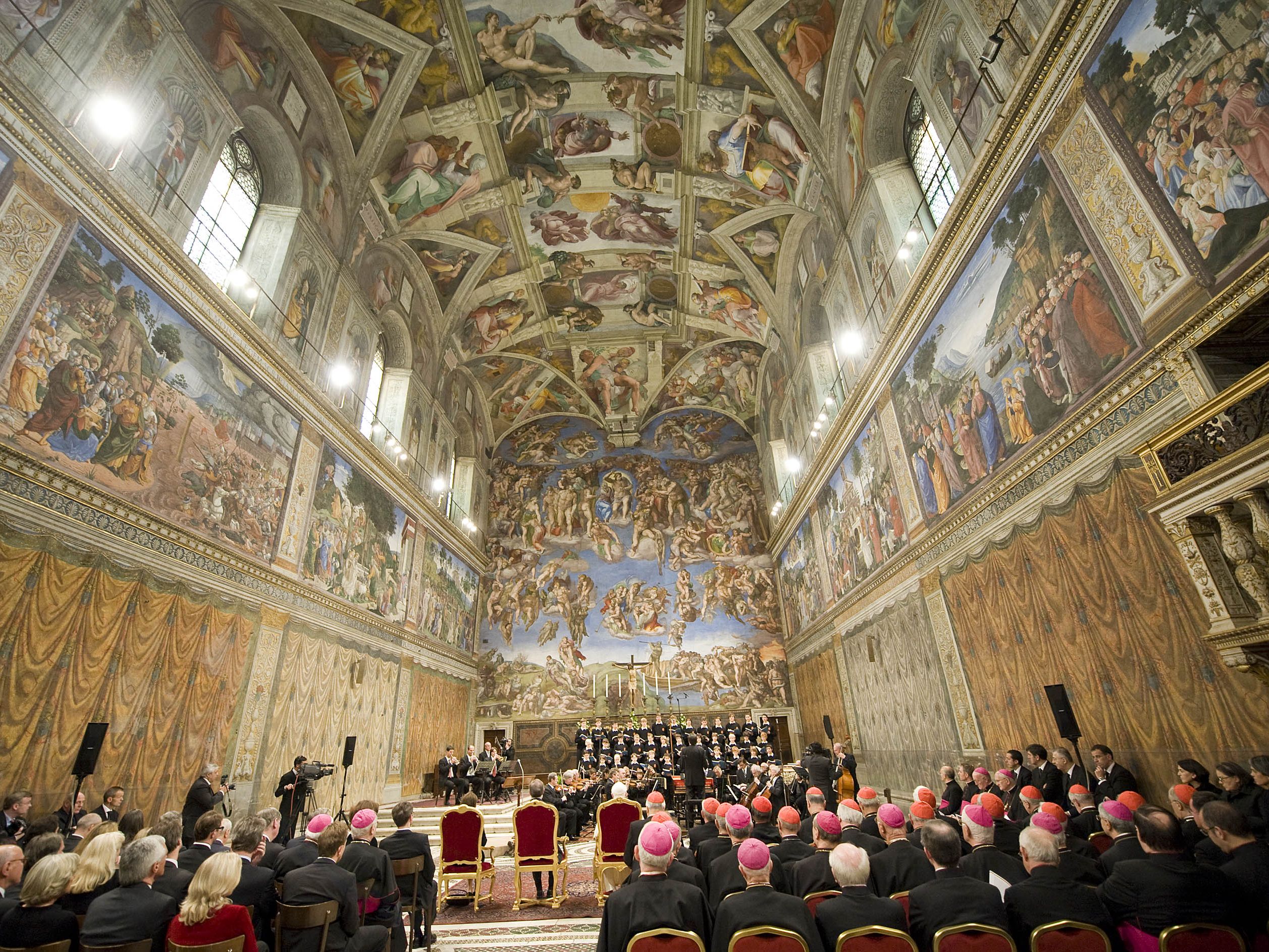 Die Sixtinische Kapelle hält Einzug in der Wiener Votivkirche