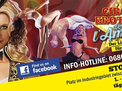 Der erste Liebeszirkus in Österreich. Der erste Liebeszirkus in Österreich.