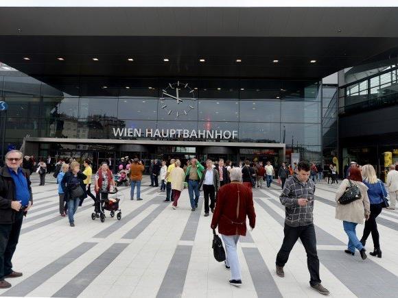 Beim Wiener Hauptbahnhof kam es zu einem Raubversuch