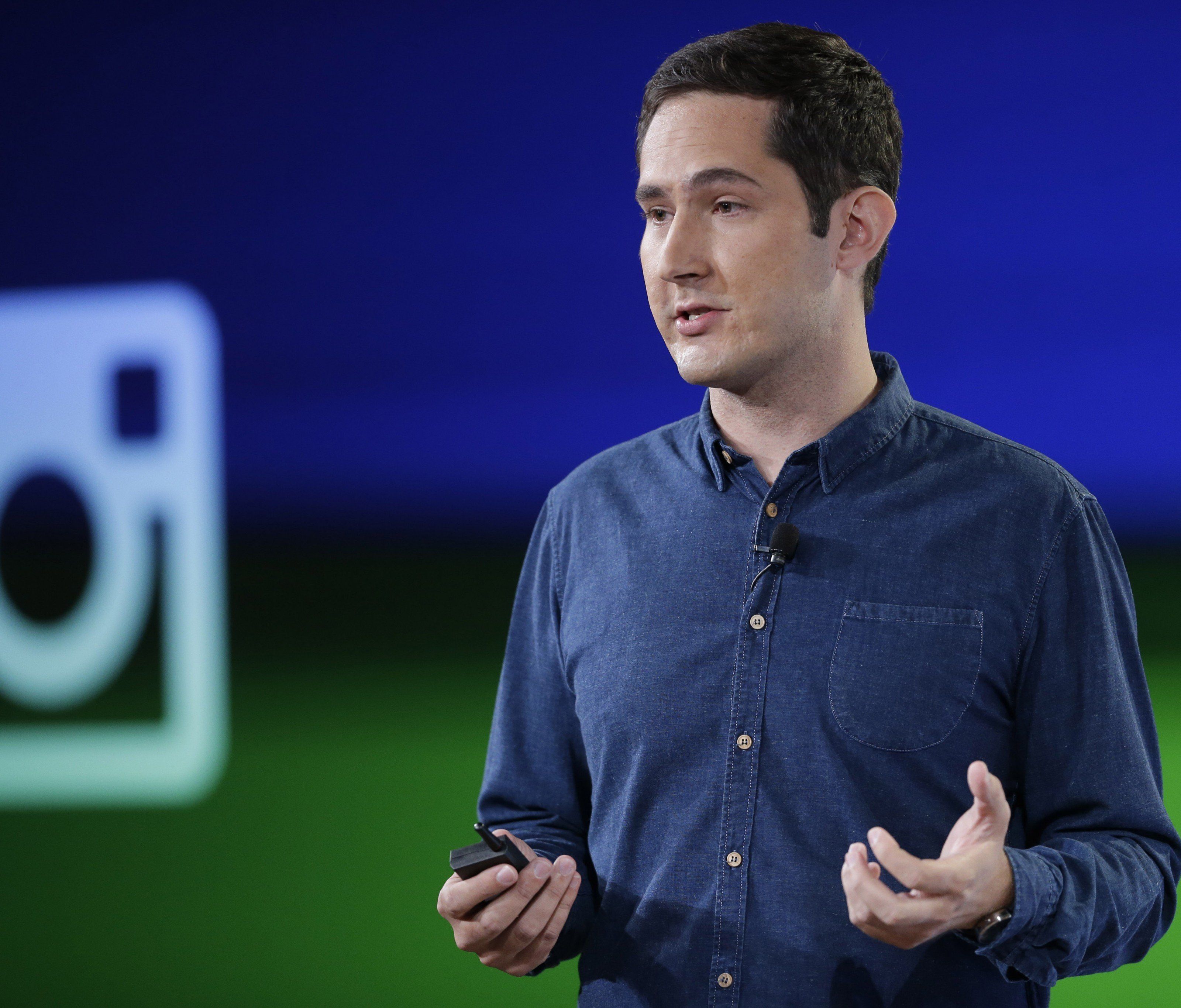 Instagram-Chef Kevin Systrom bedankte sich bei Snapchat. Instagram-Chef Kevin Systrom bedankte sich bei Snapchat.