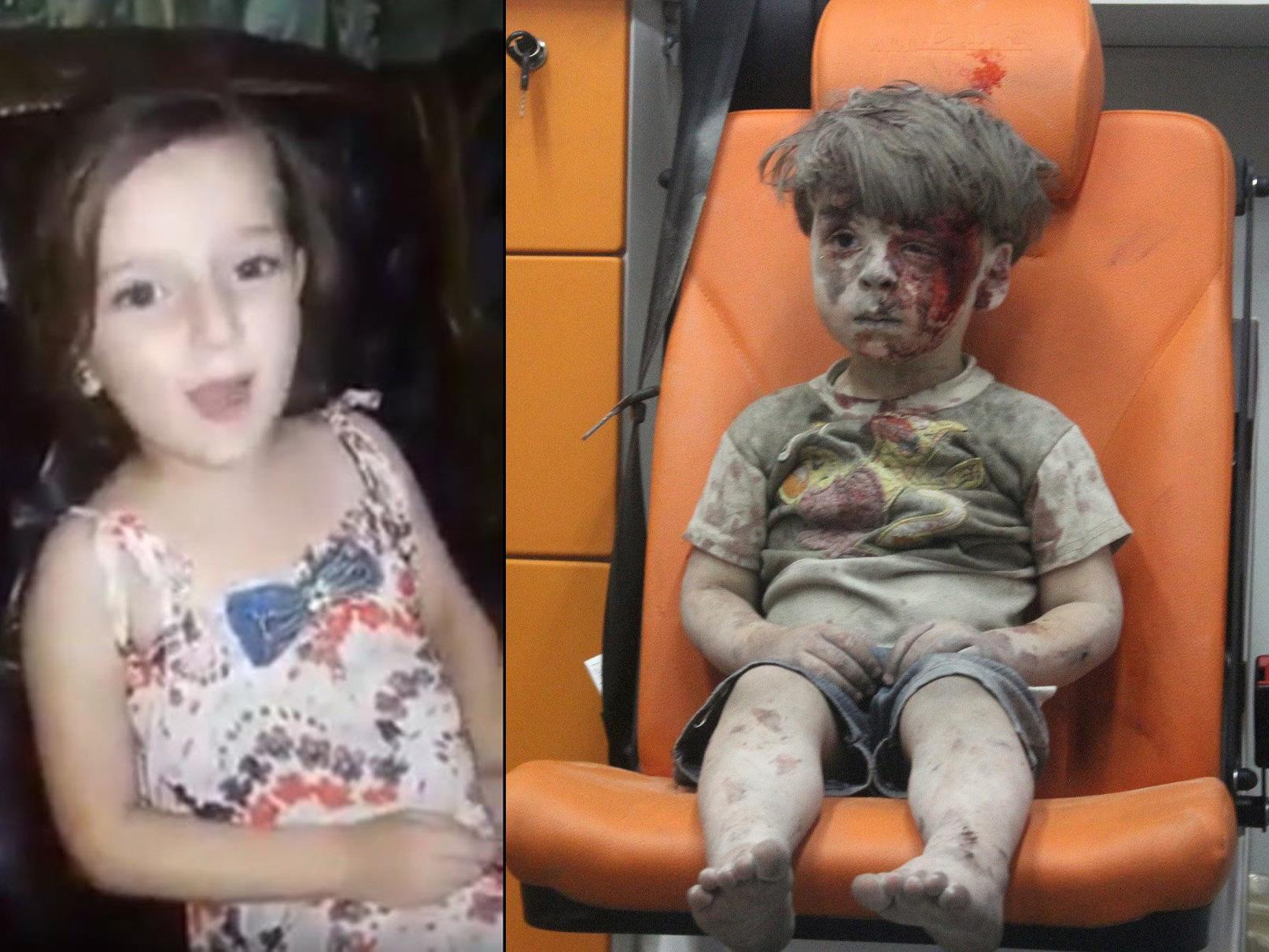 Sieht so die Kindheit der Kinder in Aleppo aus?