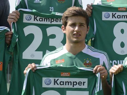 Rapids Andreas Kuen wird zum FAC in die Erste Liga verliehen.