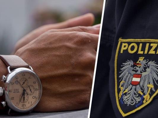 Zwei unbekannte Täter entrissen einem Mann die Armbanduhr.