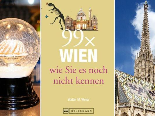 Im Buch findet man 99 Empfehlungen für ganz Wien.
