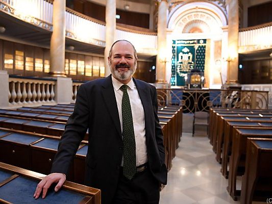 Der neue Wiener Oberrabbiner Ari Folger Der neue Wiener Oberrabbiner Ari Folger