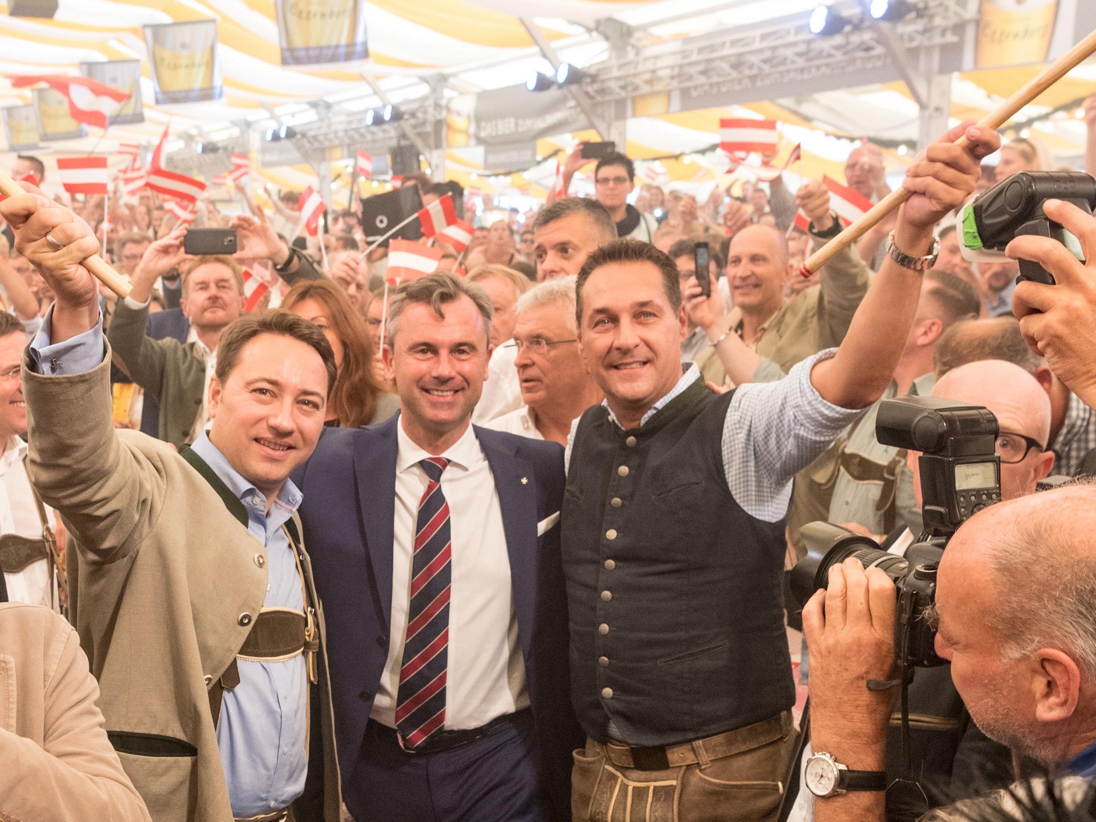 Norbert Hofer feierte in Wels seinen Wahlkampfauftakt.