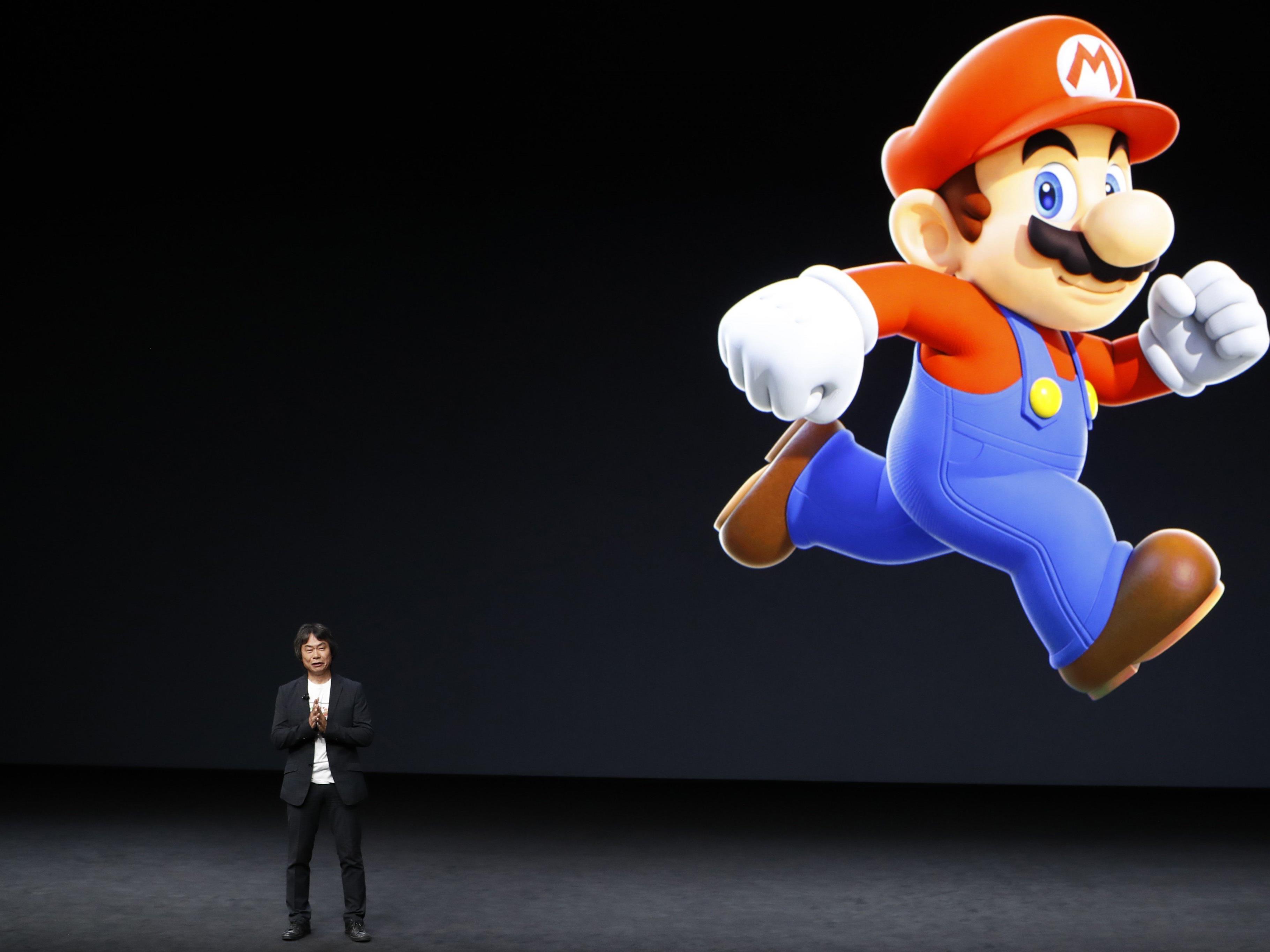 Auch Super Mario gehört bei Apple jetzt dazu.