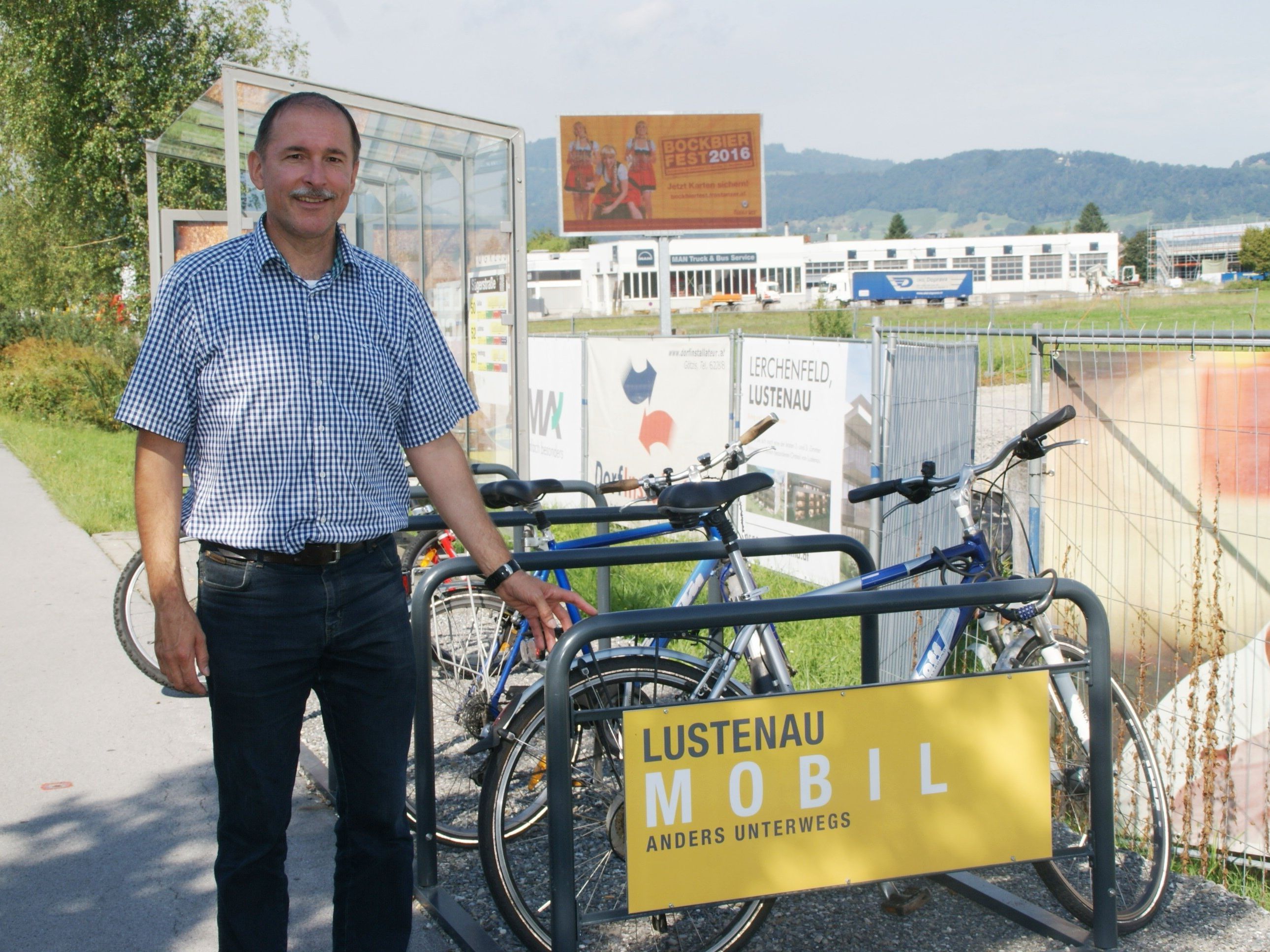 Lustenau rüstet auf mit Radabstellplätzen Lustenau rüstet auf mit Radabstellplätzen