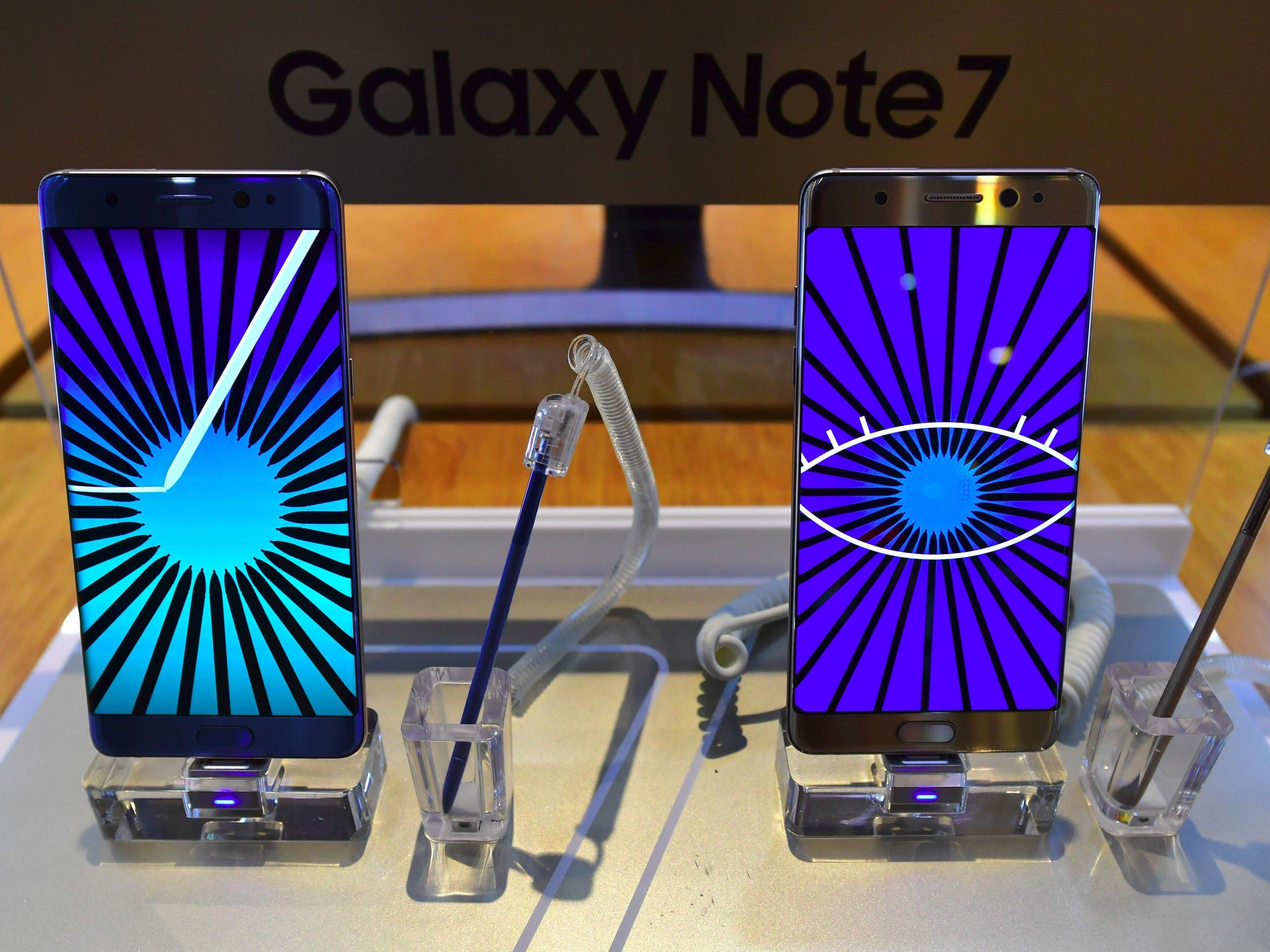 Das neue Galaxy Note 7 wird zurückgerufen