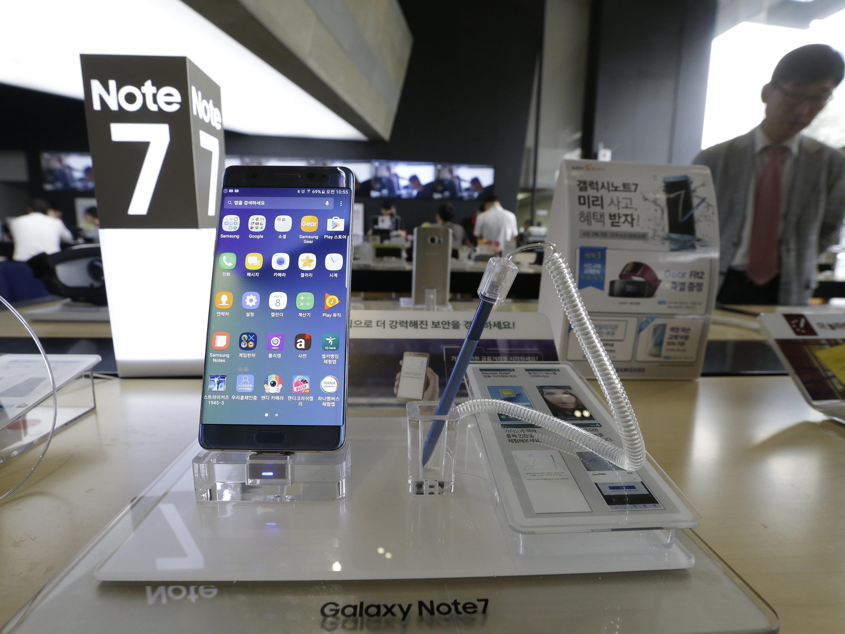Der Verkauf des Galaxy Note 7 musste gestoppt werden.