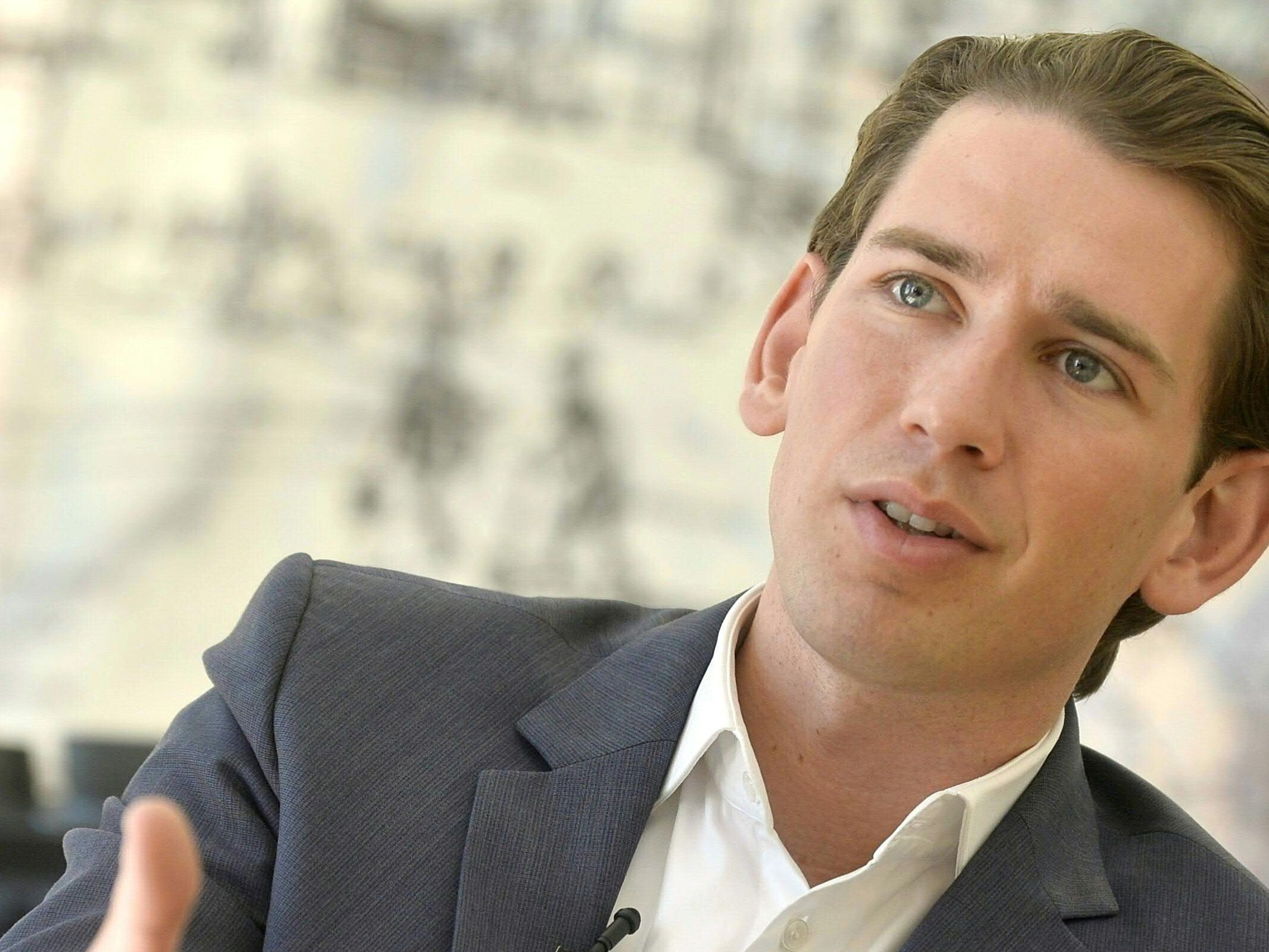 Österreichs Außenminister Sebastian Kurz. Österreichs Außenminister Sebastian Kurz.