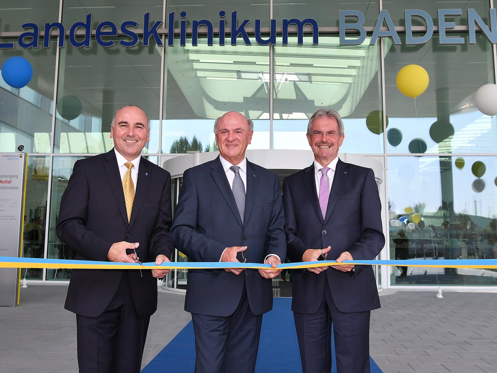 Am Montag wurde der Neubau des Landesklinikum Baden eröffnet.