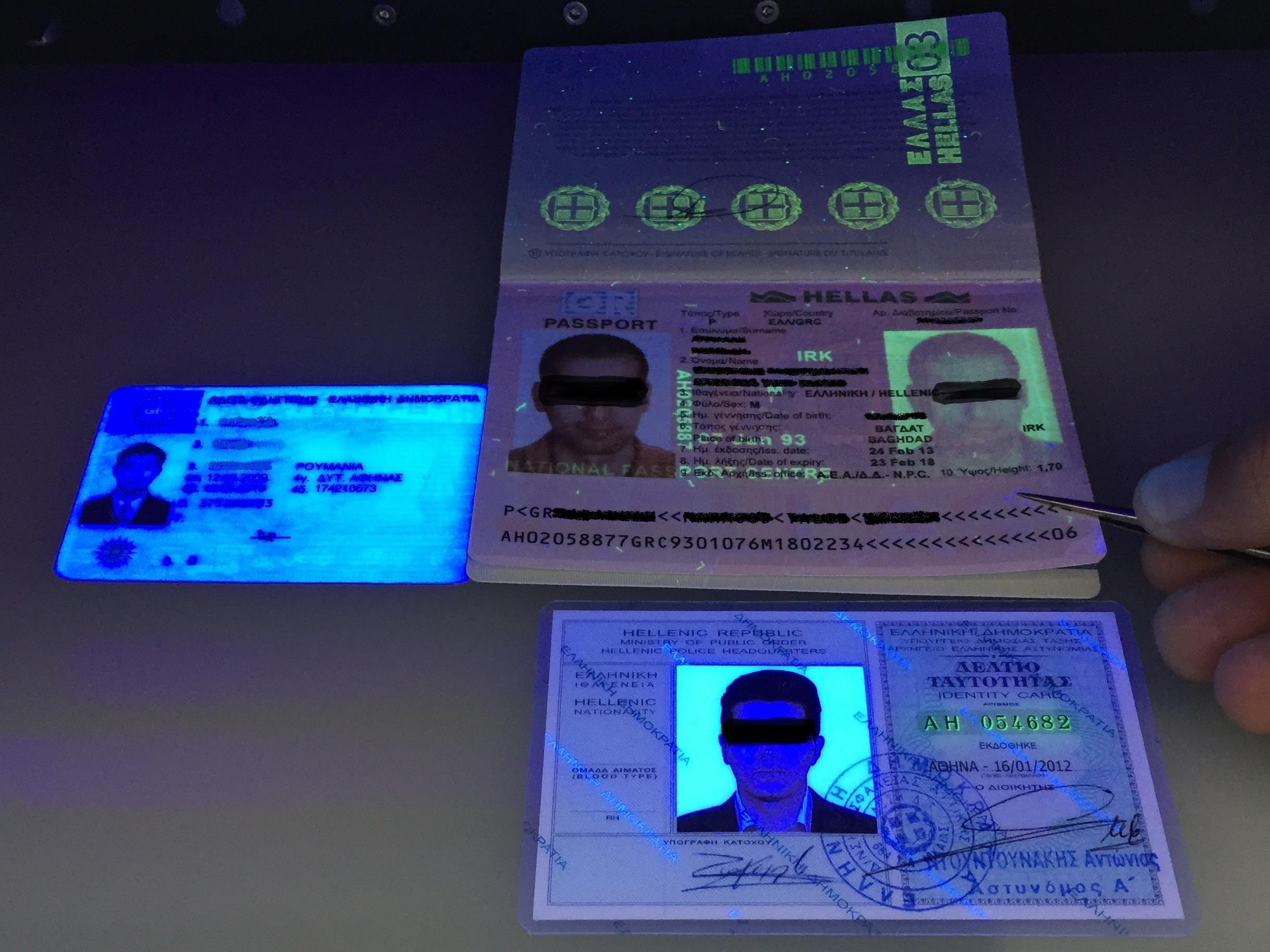 Grenzwächter fanden unter anderem gefälschte Führerscheine und Identitätskarten