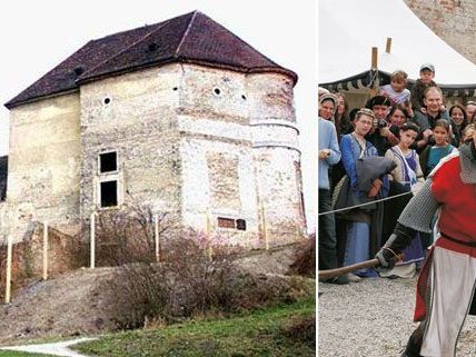 Im Schloss Neugebäude sind wieder die Ritter und Gaukler los