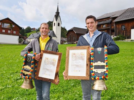 Die Senner des Jahres Thomas Kaufmann und Christoph Schwarzmann. Die Senner des Jahres Thomas Kaufmann und Christoph Schwarzmann.