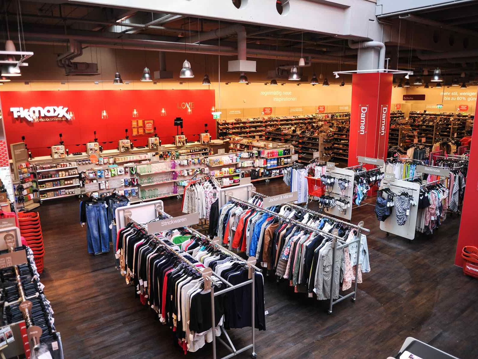 So sieht ein TK Maxx von innen aus So sieht ein TK Maxx von innen aus