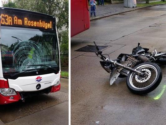 Der demolierte Bus und das gestohlene Moped