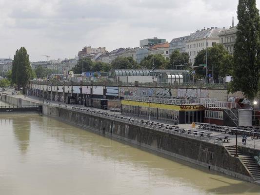 Am Donaukanal kam es zu zeri Festnahmen wegen Drogenbesitzes
