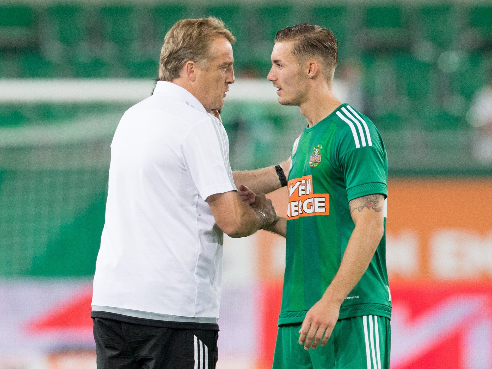 Rapid Wien spielt Mittwochnachmittag auf dem Sportclub-Platz gegen Leobendorf. Rapid Wien spielt Mittwochnachmittag auf dem Sportclub-Platz gegen Leobendorf.