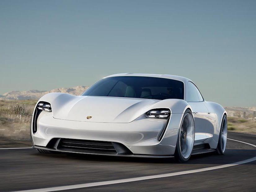 So soll das erste Elektroauto von Porsche aussehen.