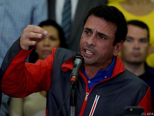 Capriles sieht "Staatsstreich" in Venezuela