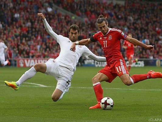 Superstar Gareth Bale brachte die Waliser zunächst in Führung