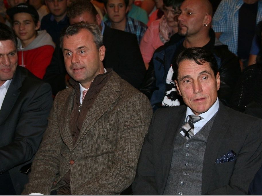 Daniel Allgäuer und Reinhard Bösch mit Norbert Hofer (Mitte) in Rankweil zu Gast Daniel Allgäuer und Reinhard Bösch mit Norbert Hofer (Mitte) in Rankweil zu Gast