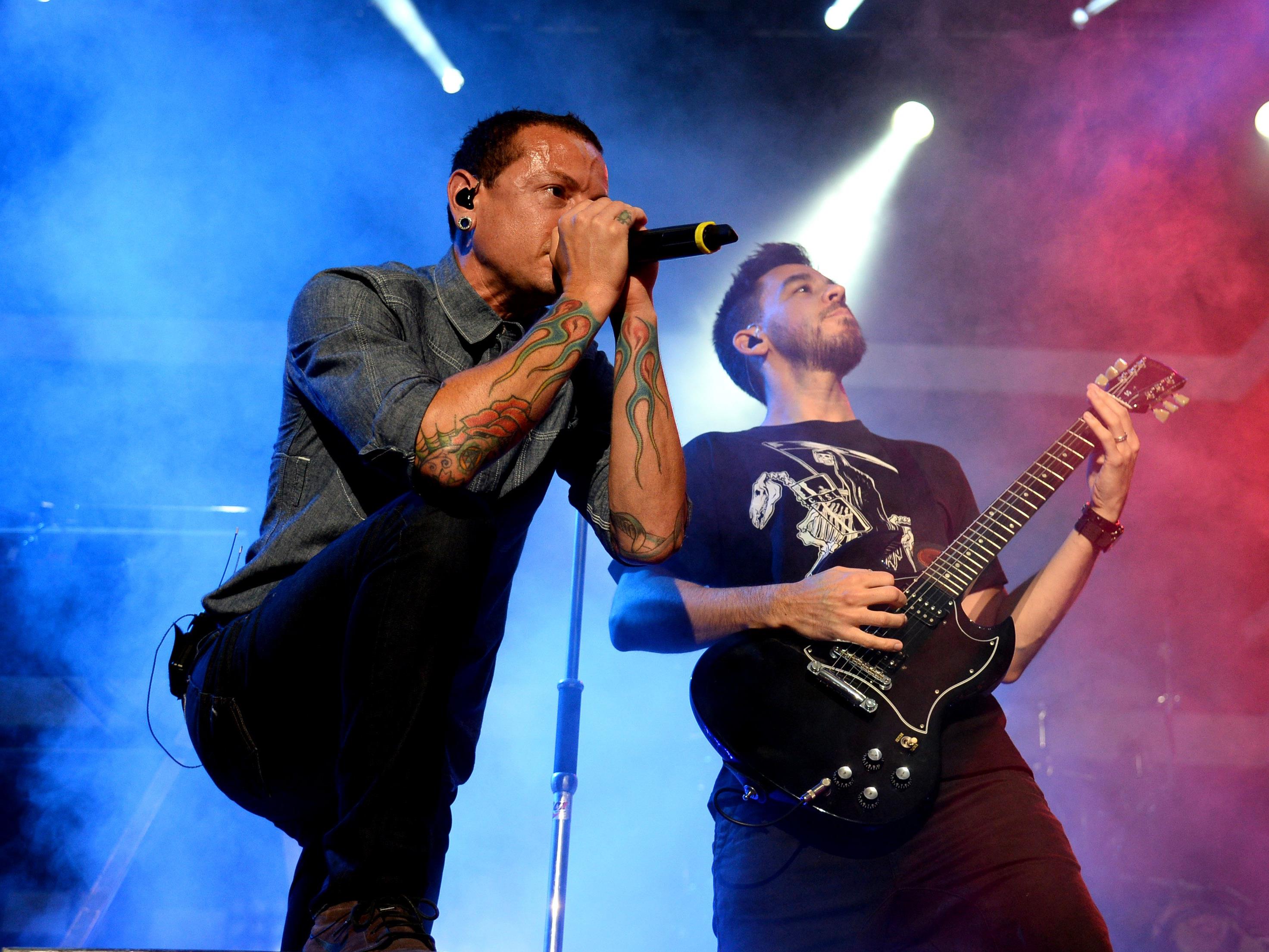 Linkin Park als Headliner beim Nova Rock Festival 2017.