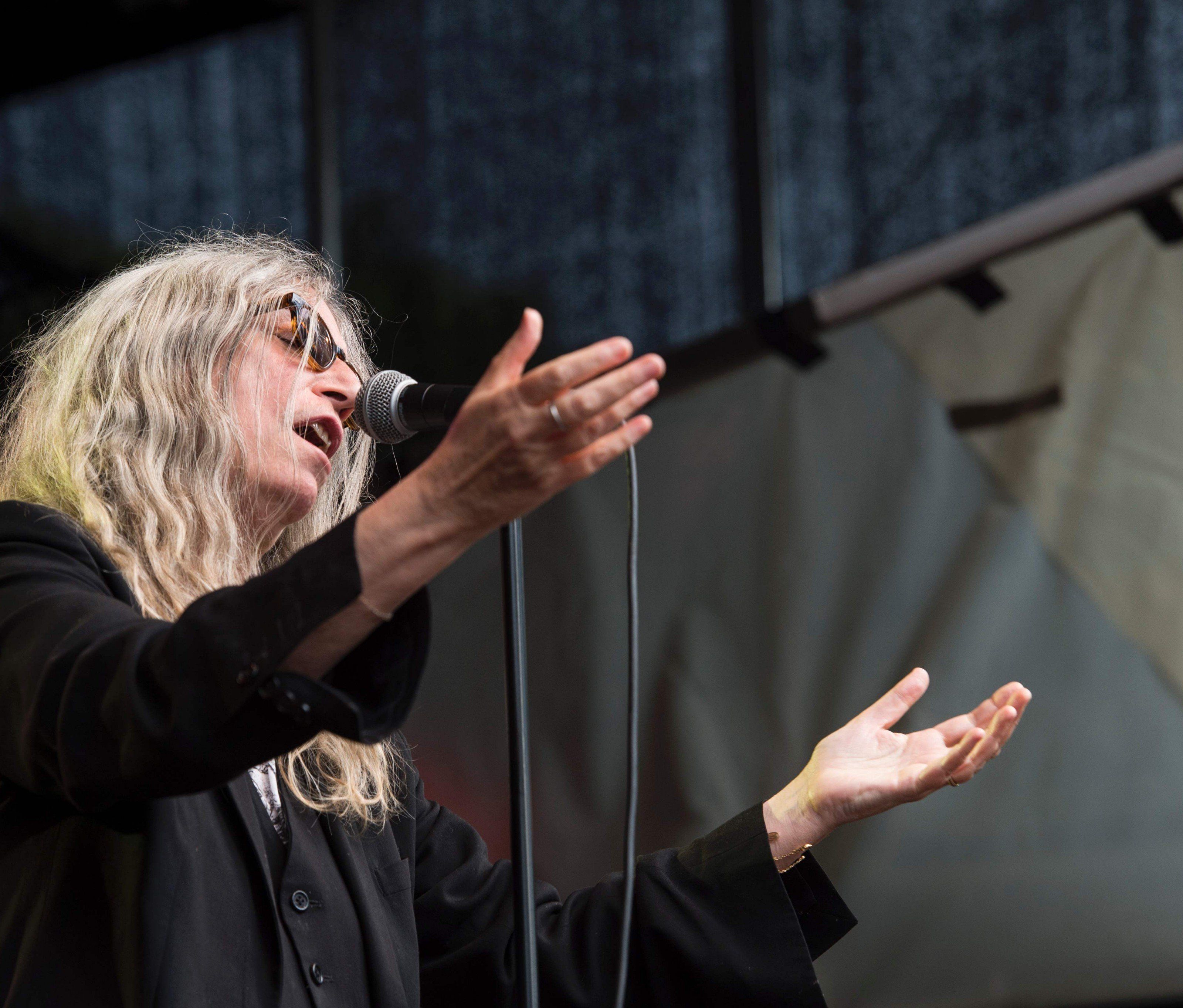 Patti Smith dürfte es in Wien gefallen. Patti Smith dürfte es in Wien gefallen.