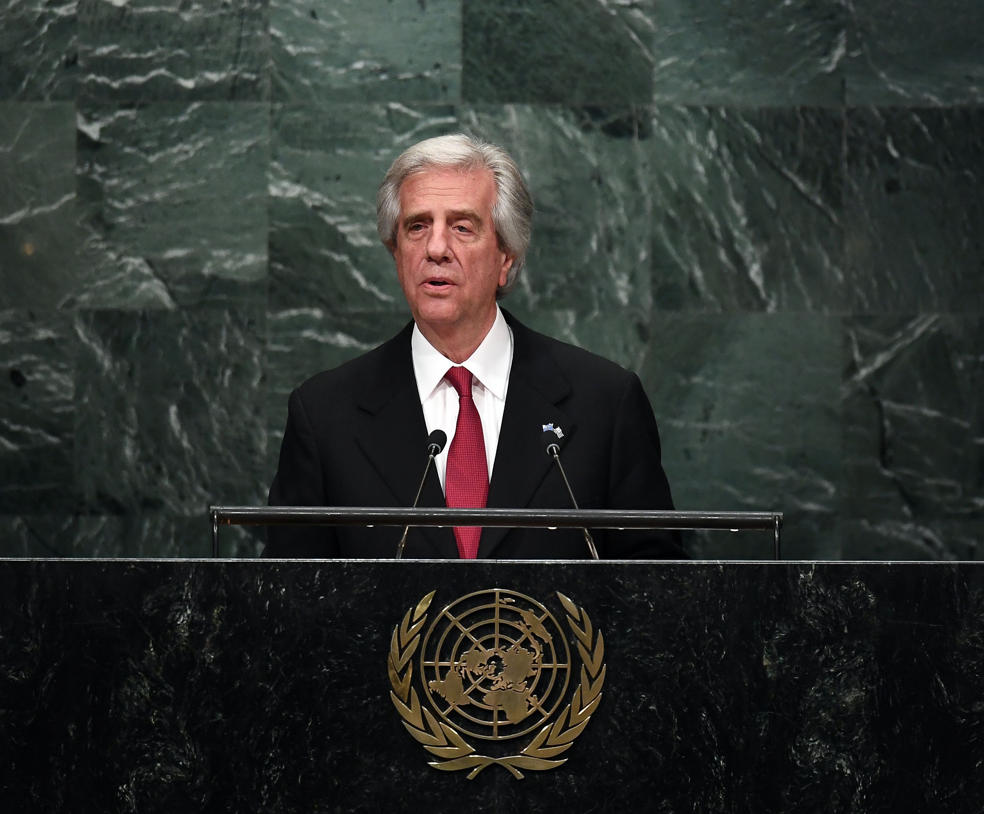 Der Präsident von Uruguay Tabare Vazquez wird zum Thema Tabakkontrolle sprechen. Der Präsident von Uruguay Tabare Vazquez wird zum Thema Tabakkontrolle sprechen.