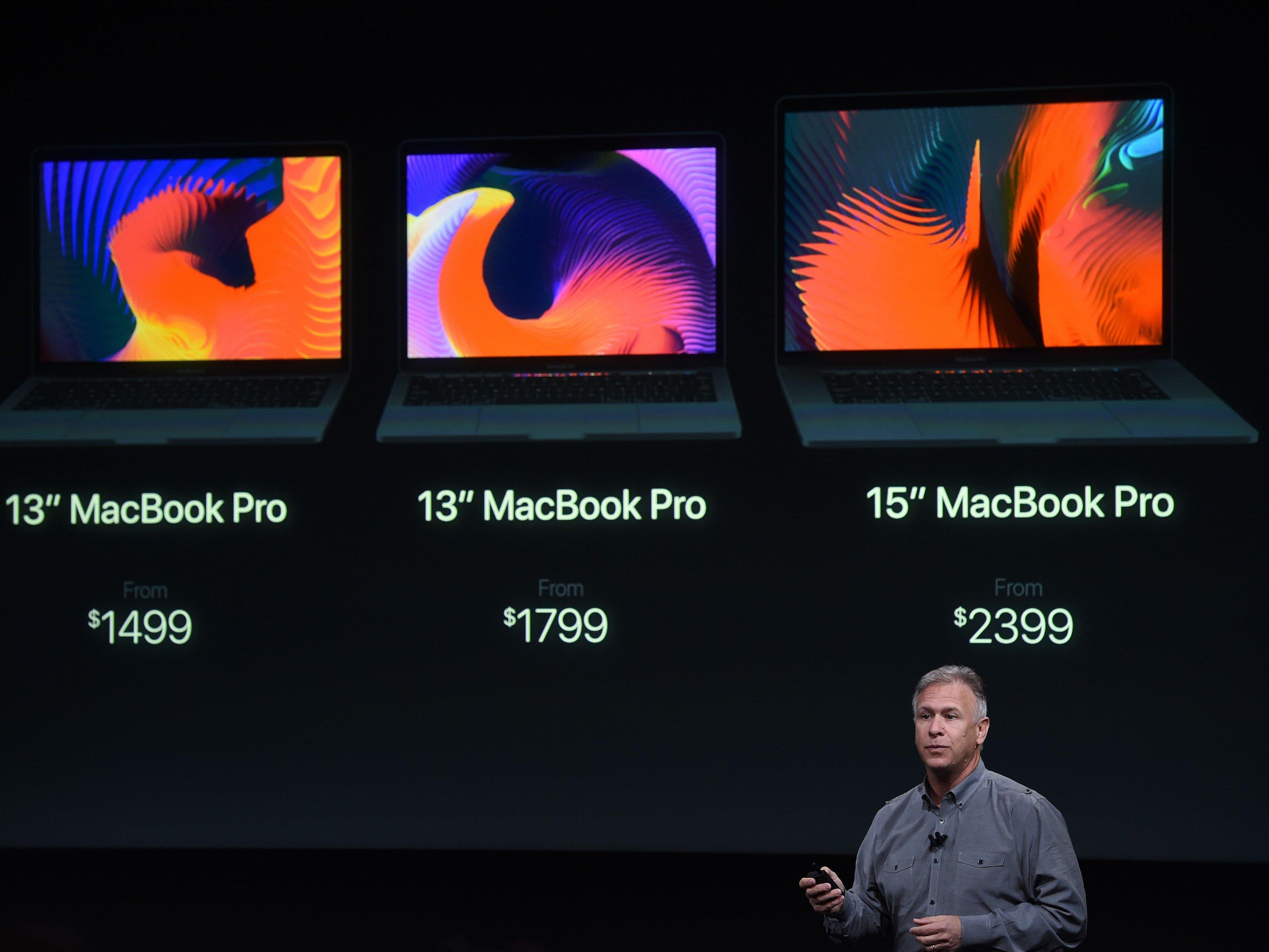Auch Apples neues MacBook Pro bekommt ein recht üppiges Preisschild umgehängt.