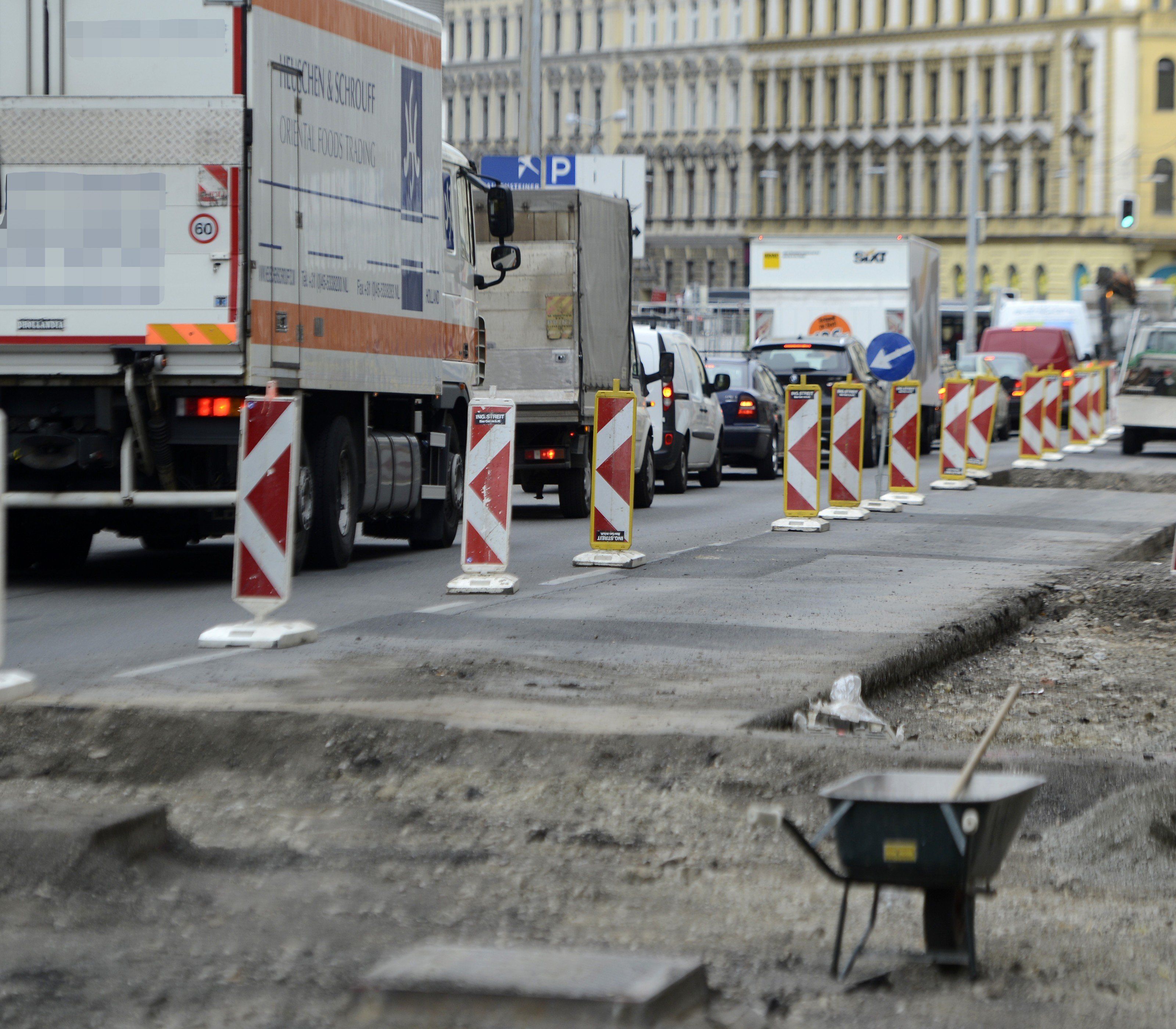 Baustellenstart in fünf Wiener Bezirken Anfang nächster Woche.