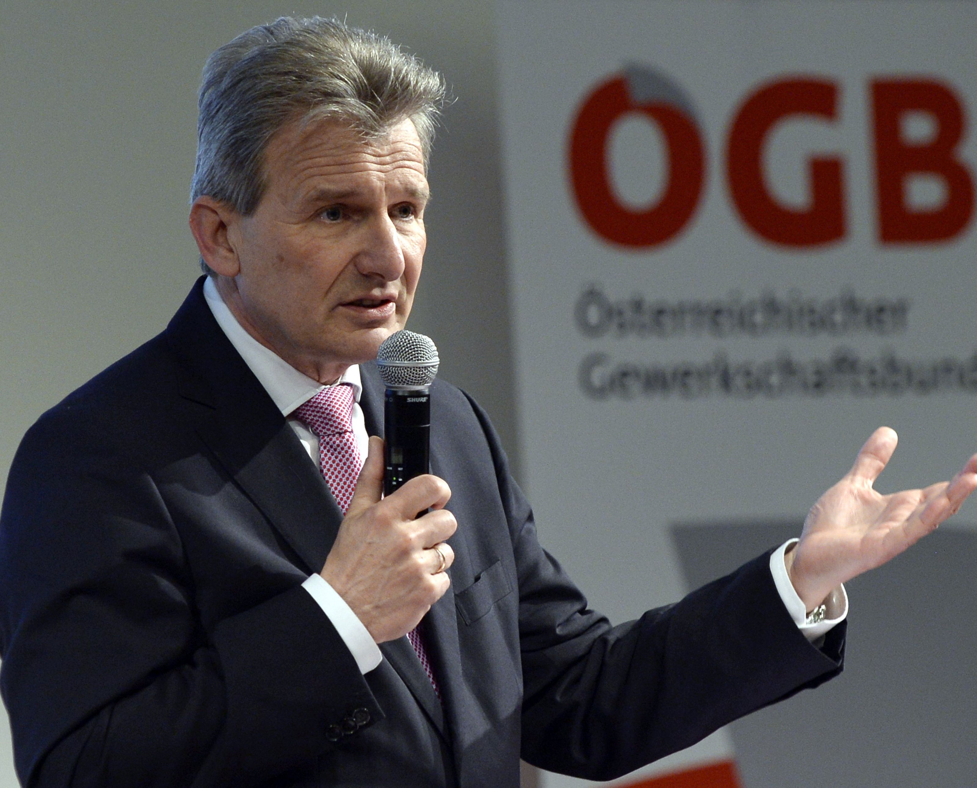 ÖGB-Präsident Foglar will eine Erhöhung der Mindestsicherung ÖGB-Präsident Foglar will eine Erhöhung der Mindestsicherung